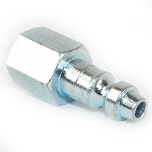 Interstate Pneumatics 1/4 Inch Diamond U Series Coupler Plug x 1/4 Inch Female NPT, PK 25 CPD440-25K